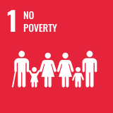 Icon of the Development Goal 1 of the 2030 Agenda