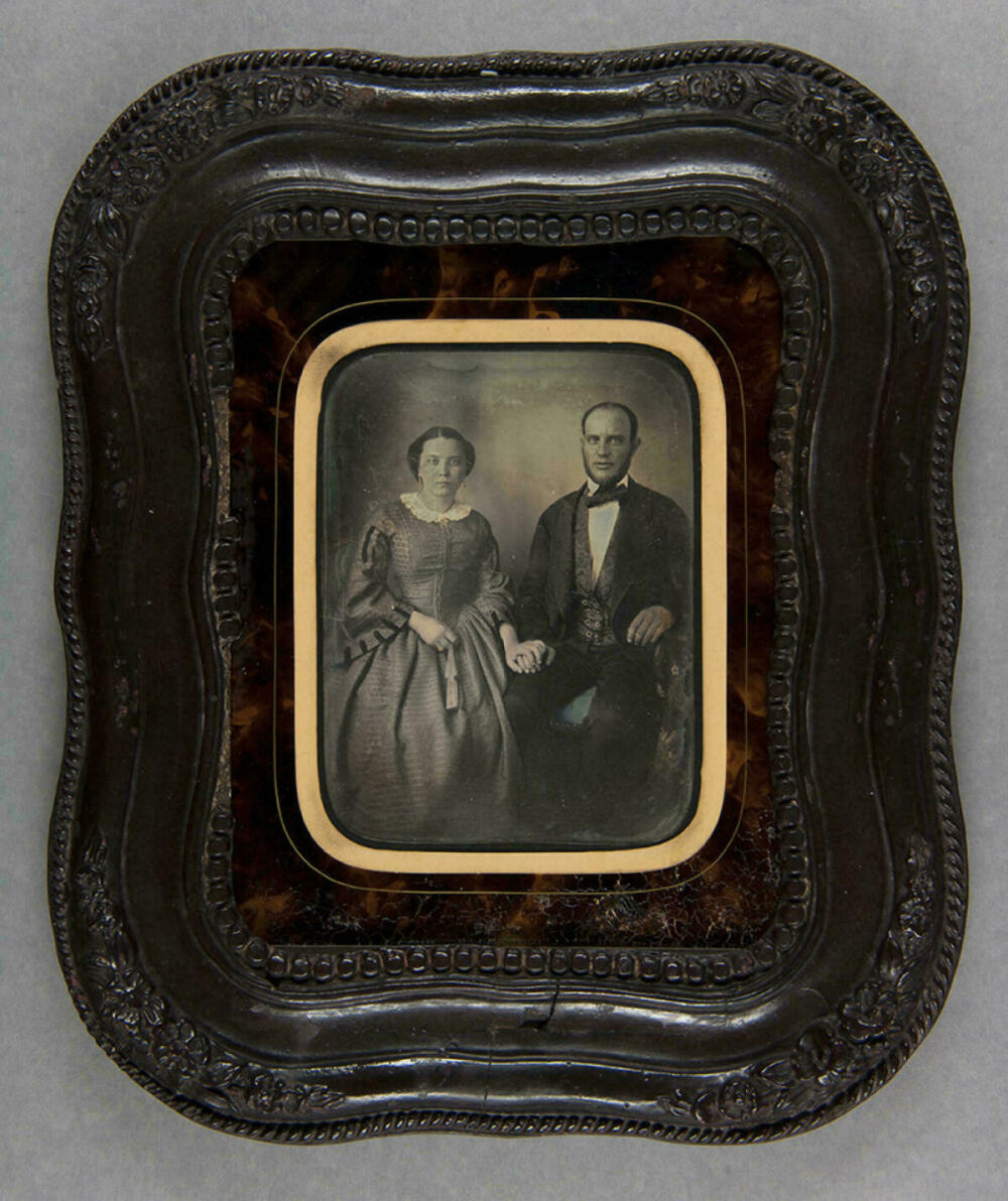 Retrat d'Antonia Ibars i home, 1842-1860. AFB. Autor desconegut
