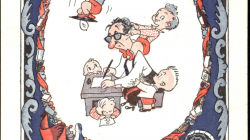 Cartell de felicitació de les festes de Nadal de “El Humorista”. Autor: Muntañola, 1944