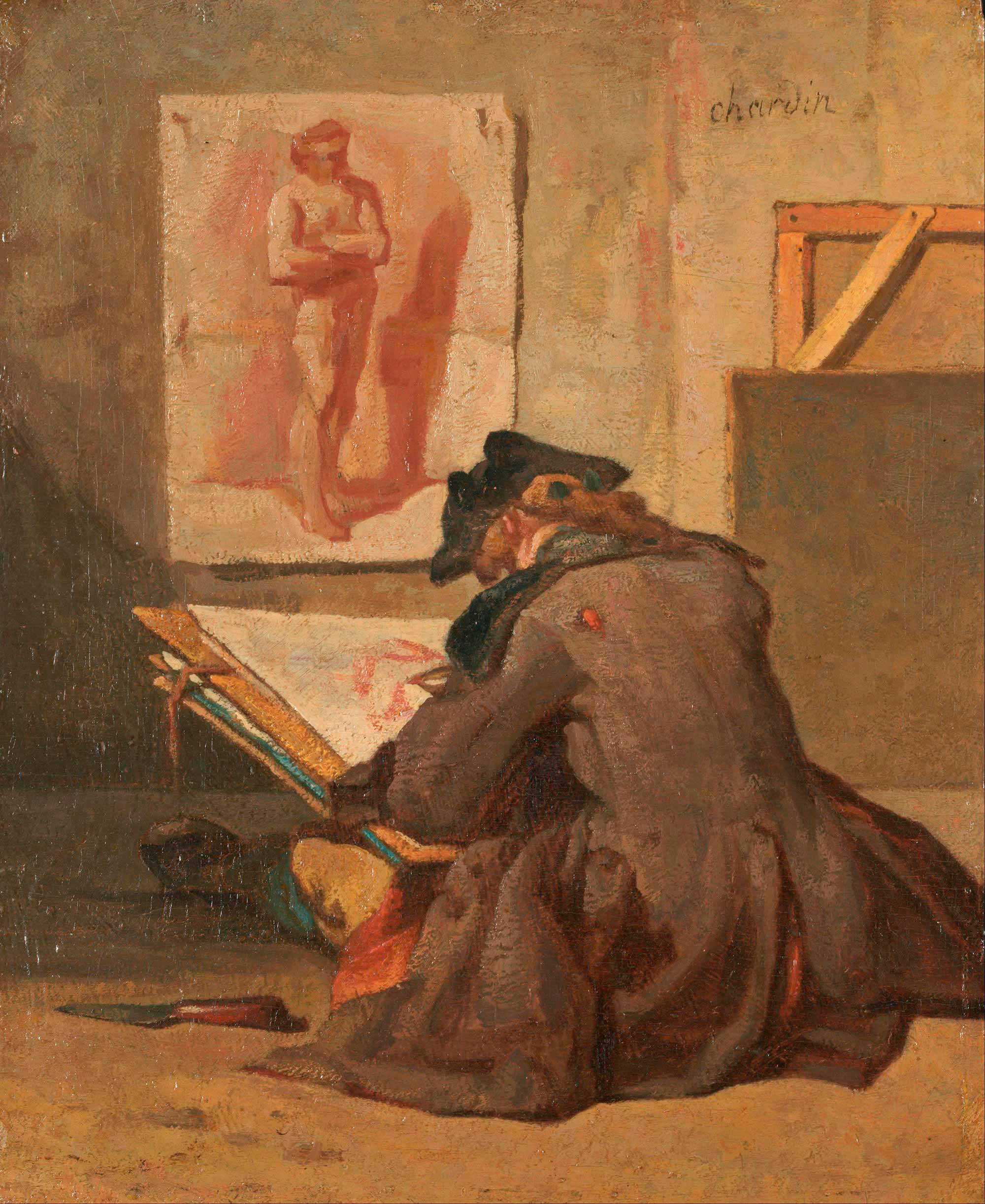  Jean Baptiste Siméon Chardin, El joven dibujante (1759)