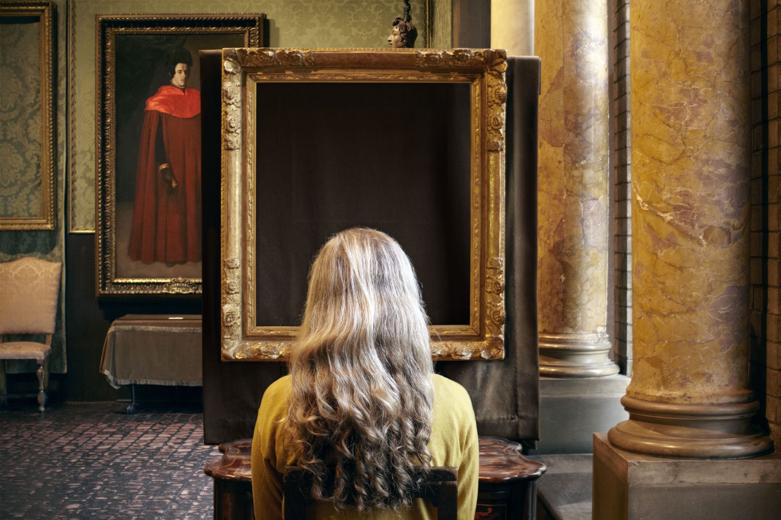Sophie Calle. Que voyez-vous ? Le concert. Vermeer [What do you see ? The Concert. Vermeer, 2013 (detail) © Sophie Calle/ADAGP, Paris, 2015. Courtesy Galerie Perrotin and Paula Cooper Gallery