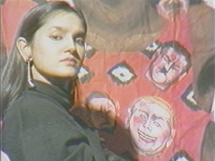 Still from Pratibha Parmar, Emergence (1986), 20 minutes, Color, 16mm, featuring Sutapa Biswas. Image courtesy the artist.
