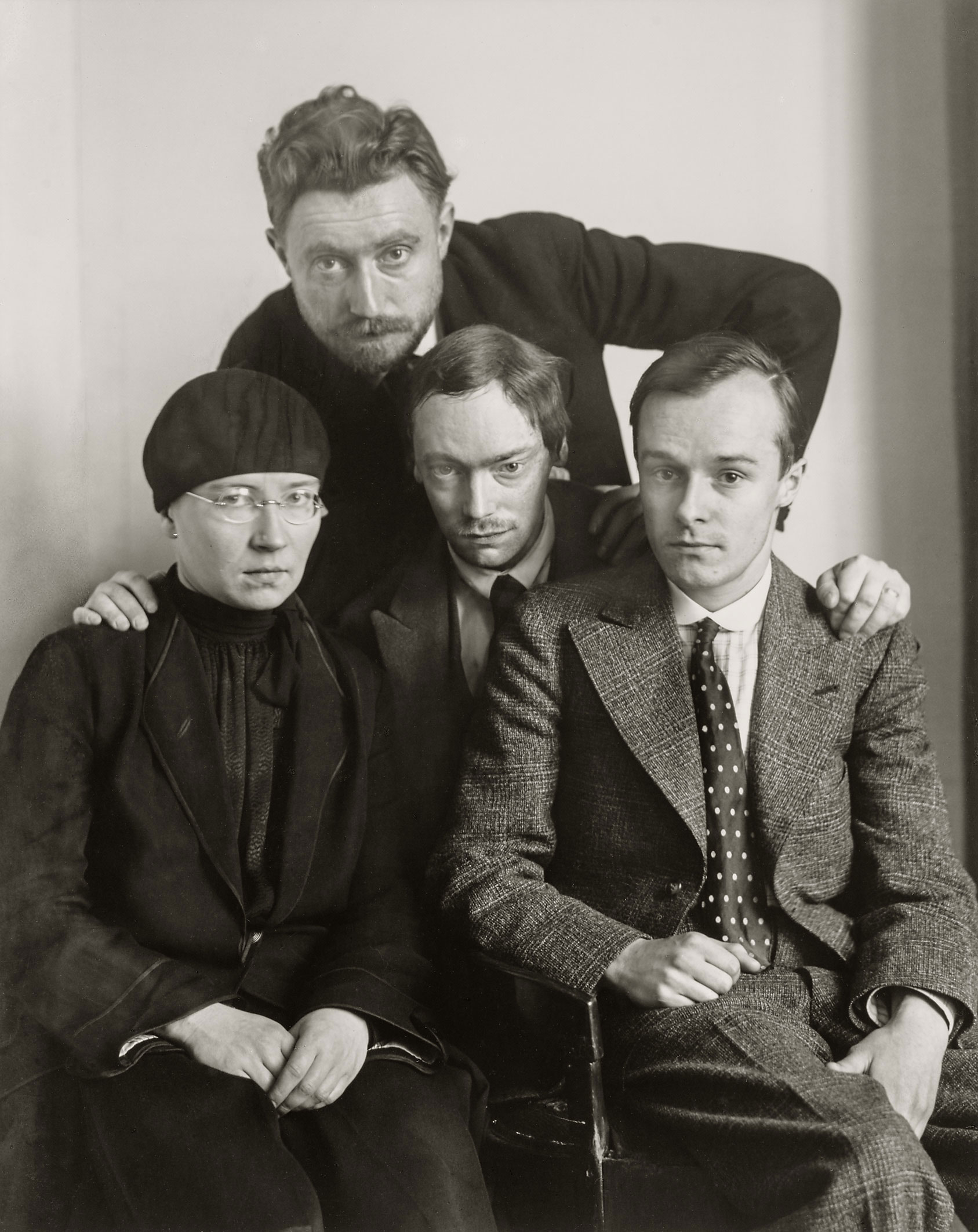 August Sander, Proletarian Intellectuals [Else Schuler, Tristan Rémy, Franz Wilhelm Seiwert, Gerd Arntz], 1925