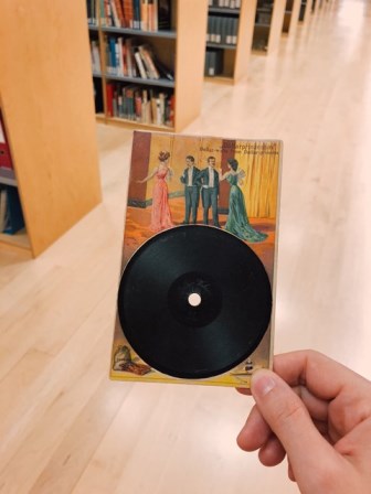 Disc postal del fons del Museu de la Música de Barcelona