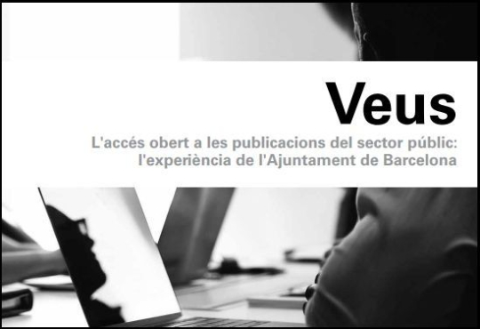 Primera pàgina de l’article  “L'accés obert a les publicacions del sector públic : l'experiència de l'Ajuntament de Barcelona”