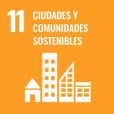 Icono del Objetivo de Desarrollo Sostenible 11 de la Agenda 2030