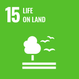 Icon of the Sustainable Development Goal 15 of the 2030 Agenda