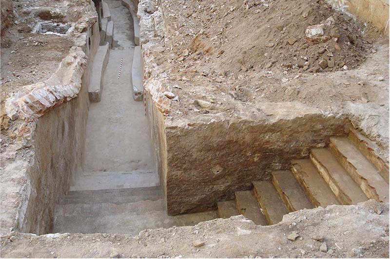 Archaeological intervention in Riereta street, 4C and Vistalegre street, 11