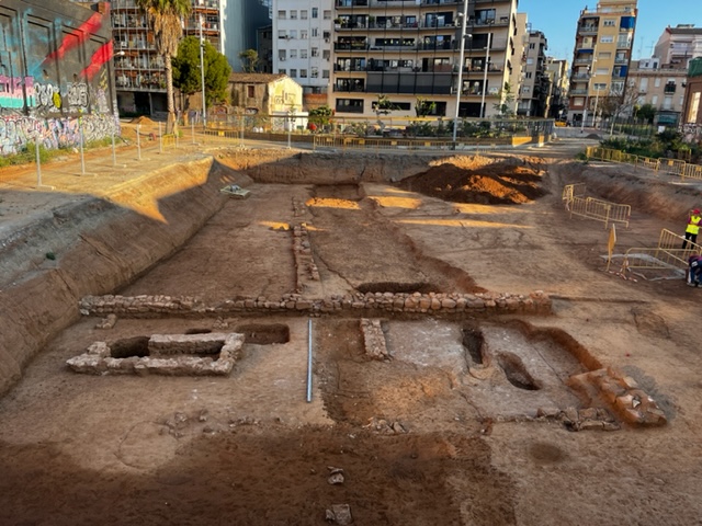 Vista general de l'excavació. Foto: Vanesa Triay (ATICS SL)