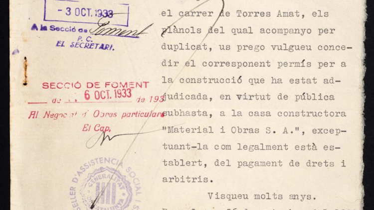 Construcció d’un hospital antituberculós