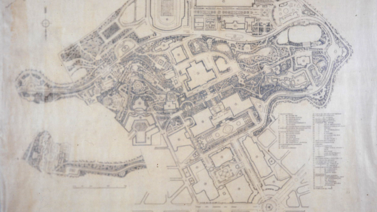 Distribució general de l’Exposició Internacional del 1929