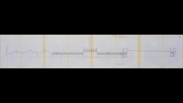 Secció del Palau de la Indústria, 1923