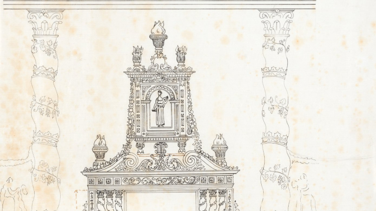 Projecte d’ornamentació de l’entrada d’un dels Palaus de l’Art Antic