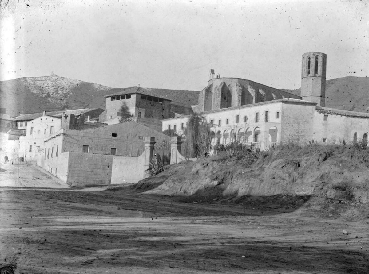 Monestir de Pedralbes, c. 1890. AFB. J. Anglada (atribuït)