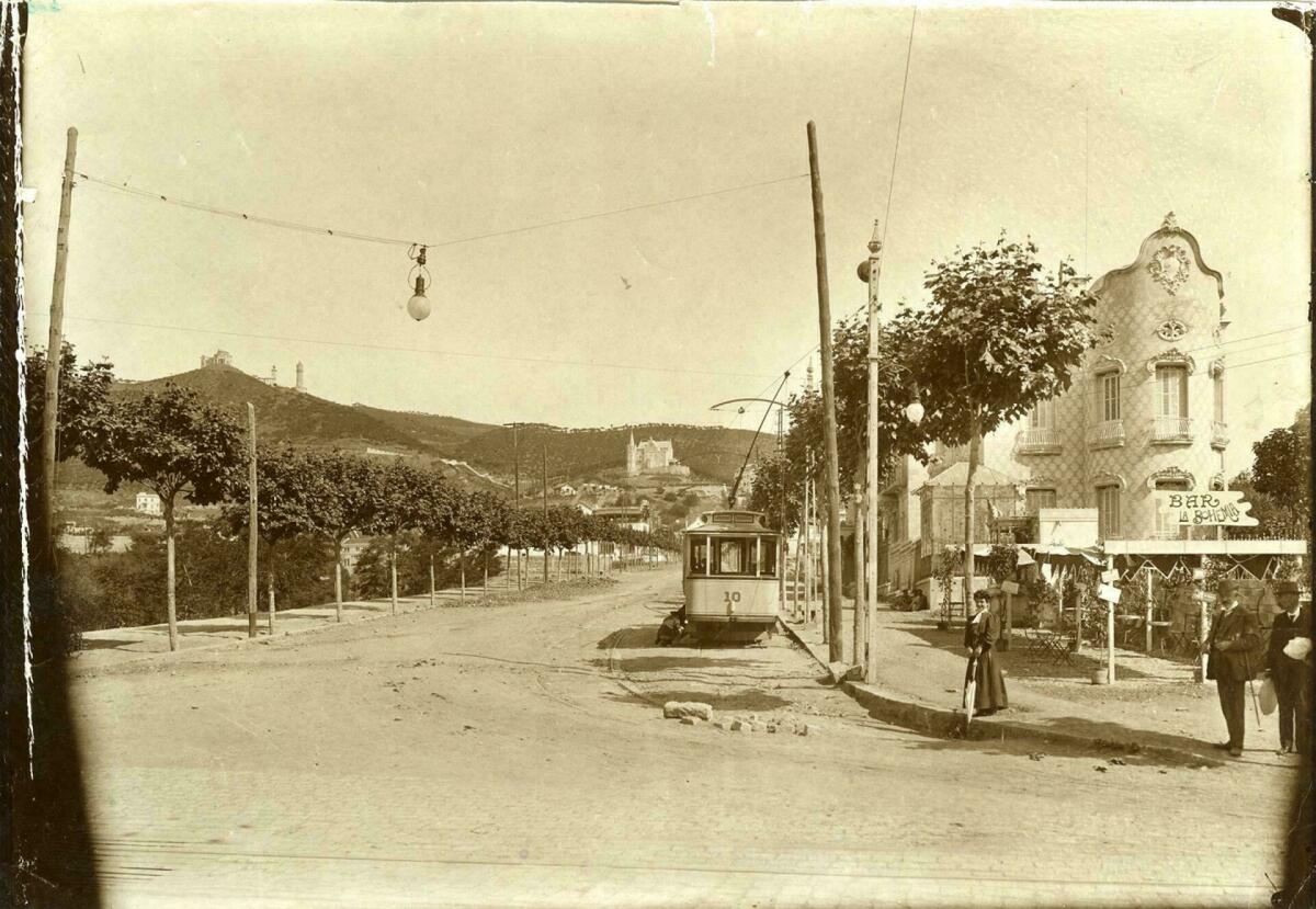 Avinguda del Tibidabo, 1900-1910. AFB. Autor desconegut