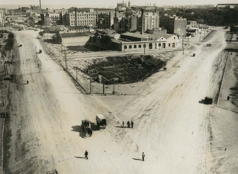 Avinguda Meridiana, 1910-1920. AFB. Autor desconegut