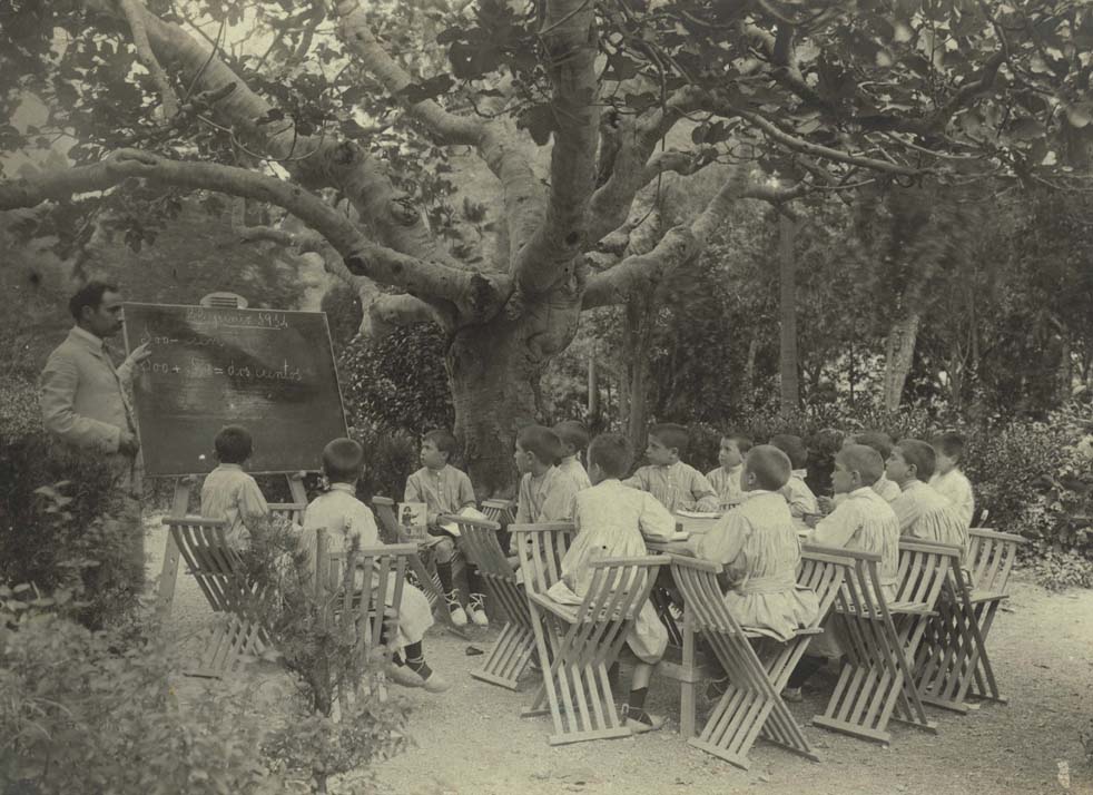 Escola del Bosc, 1914. AFB. F. Ballell