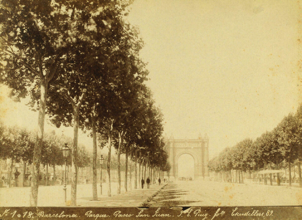 J. E. Puig. Parc- Passeig Sant Joan, 1880-1889