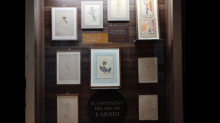 Vitrina document del mes de febrer