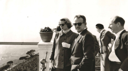 Fotografia de Rainier III i Grace Kelly, prínceps de Mònaco, dècada de 1960. AMDSG.