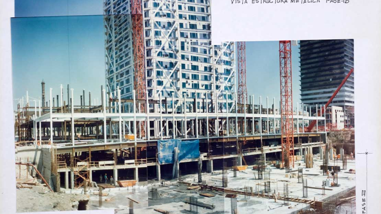 Fotografías del informe de ejecución de las obras del Hotel Travelstead (actual Hotel Arts). AMCB