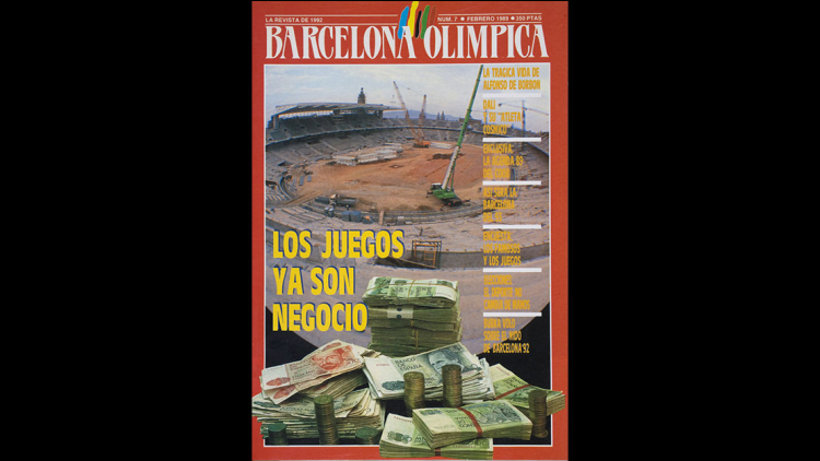 Portada de la revista Barcelona Olímpica, febrero de 1989. AMCB