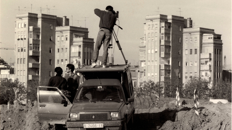 Profesionales de la productora Clara Films que trabajaron para capturar la Barcelona de 1992