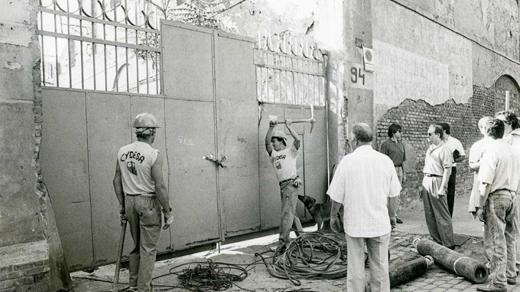 Els enderrocaments es van iniciar l'agost del 1987. Mercè Taberner (AFB)