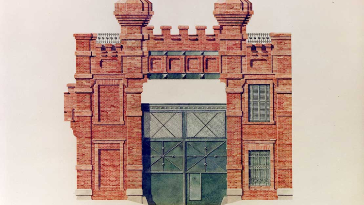 La fábrica Folch, ejemplo de la arquitectura industrial que se derribó en el barrio de Icària. CB Foto (AFB)