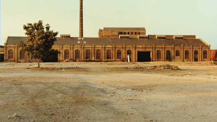 Vista de la fábrica Folch antes de derribarla. Lourdes Jansana (AFB)