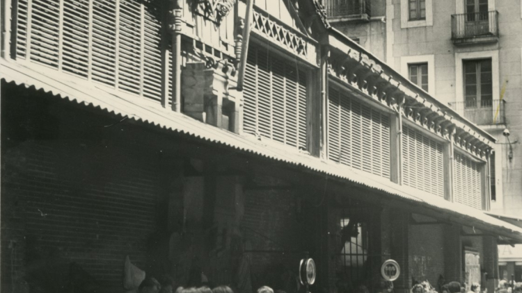 Fotografia del Mercat de la Llibertat del Districte de Gràcia