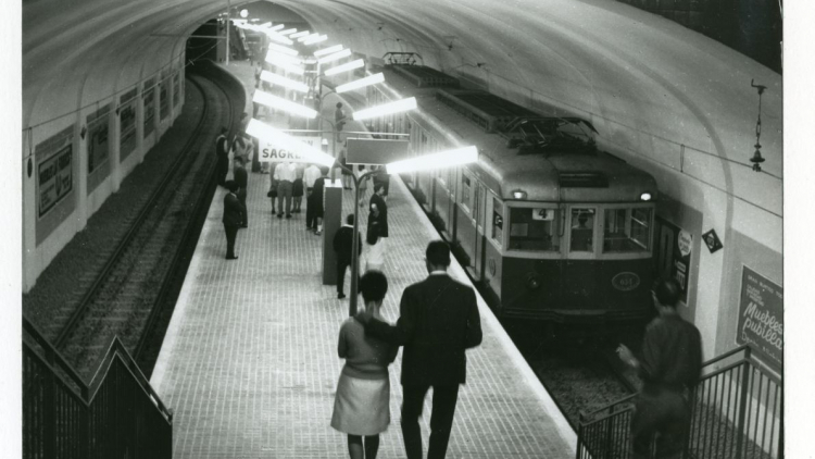 Inauguration of the Horta - la Sagrera metro, Jaume Caminal, 1967. AMDHG