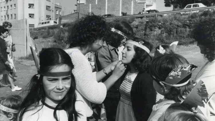 Indian festival in Nou Barris, author unknown, 1984. AMDNB. 