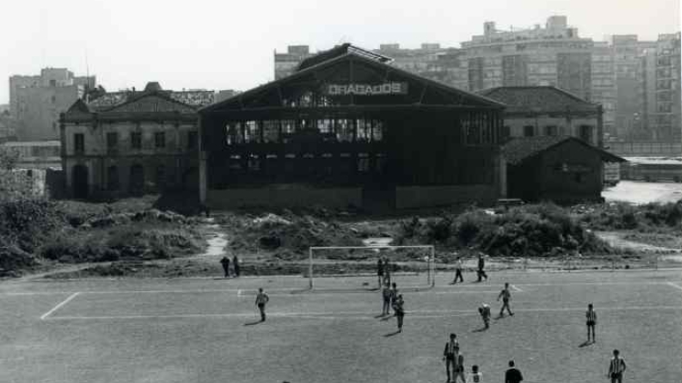 Camp de futbol del Fort Pienc, José Romero Fernández, 1988. AMDE