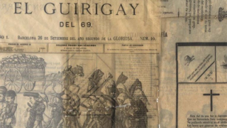 Collage de diferents retalls de la publicació "El Guirigay del 69".