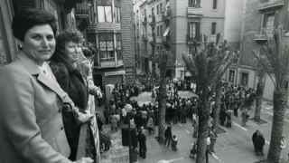 La remodelació de la plaça de Trilla s’executà entre els anys 1981 i 1982 