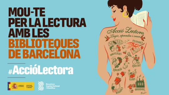 Mou-te per la lectura amb les Biblioteques de Barcelona. #AccióLectora