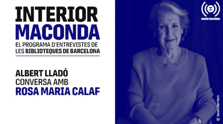 Fotografia de la periodista Rosa Maria Calaf