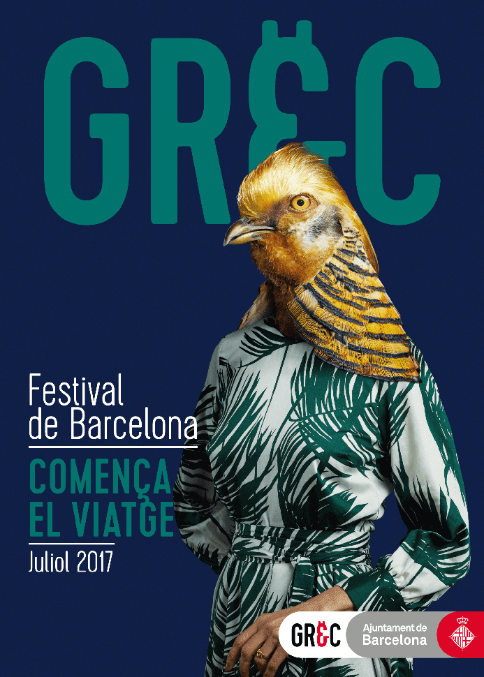 Promotional posters for the Grec Festival 2017. Barcelona City Council. 