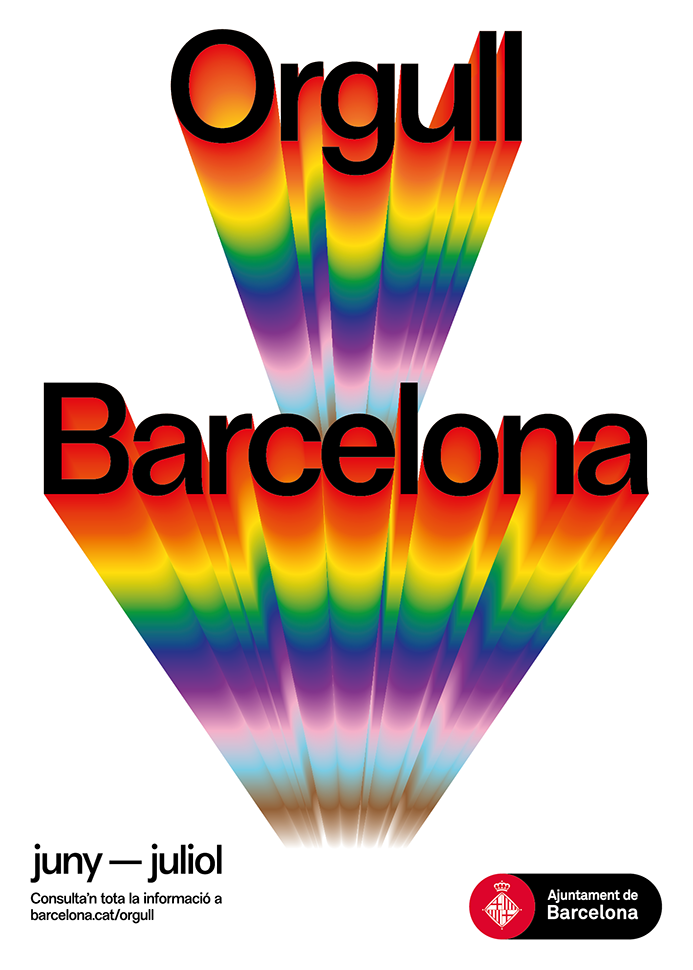 Cartell Orgull Barcelona 2024