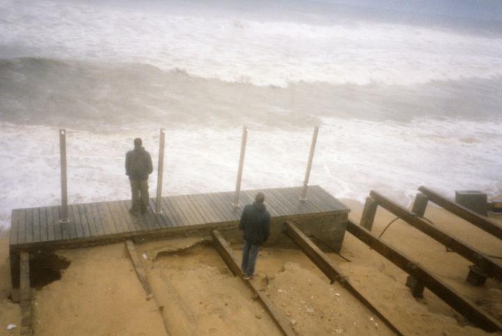 Temporal a primera línia de mar