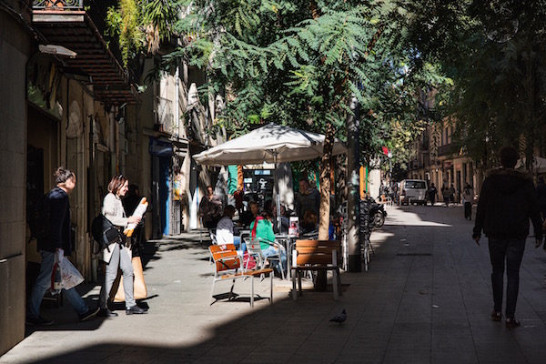 Calle en el barrio de Sant Pere, Santa Caterina i la Ribera