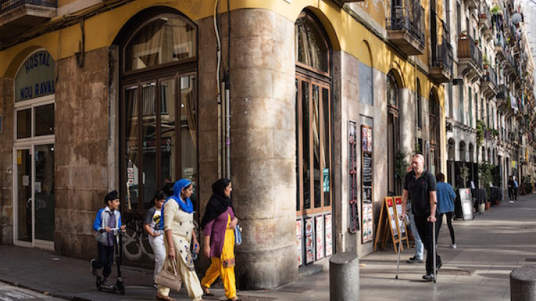 Carrer al barri del Raval