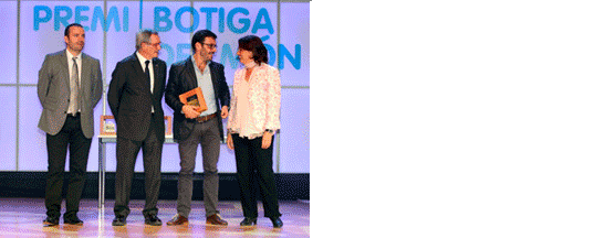 Premio a la mejor iniciativa empresarial comercial del año Fábrica Moritz