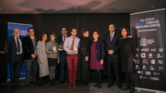 Barcelona Comerç atorga els premis al "Compromís amb el Comerç”, “Talent Jove” i “Comerç Innovador”