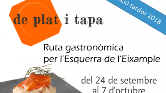 “De Plat i Tapa”, the food route in Esquerra de l'Eixample