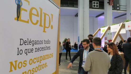 Los representantes de los ejes y las asociaciones de comerciantes han visitado el 4YFN dentro del Mobile World Congress de Barcelona