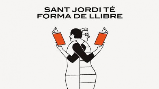 Sant Jordi tiene forma de libro