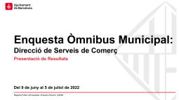Òmnibus municipal 2022