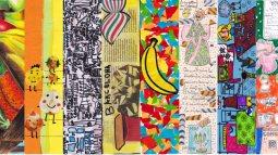Bookmarks published with the prize-winning drawings